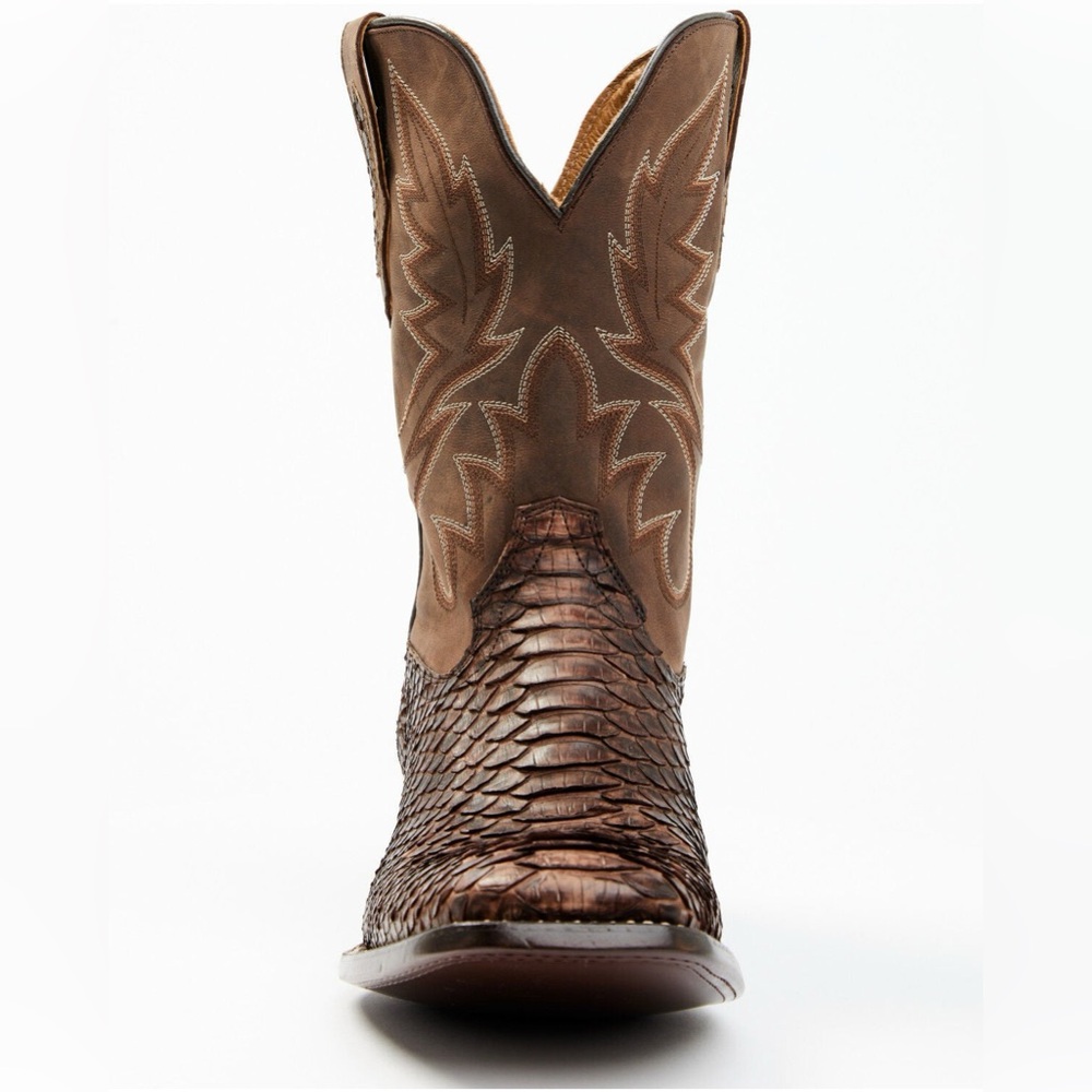 CODY JAMES MEN'S EXOTIC SNAKE WESTERN BOOTS - BROAD SQUARE TOE - Picture 4 of 11